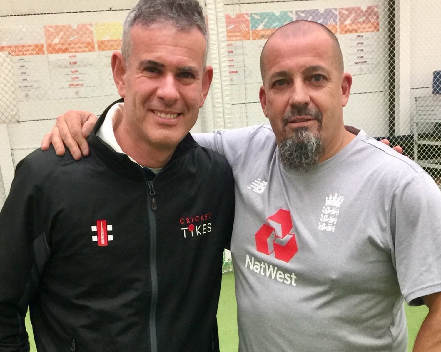 Jason with Julian Wood at Lord’s
